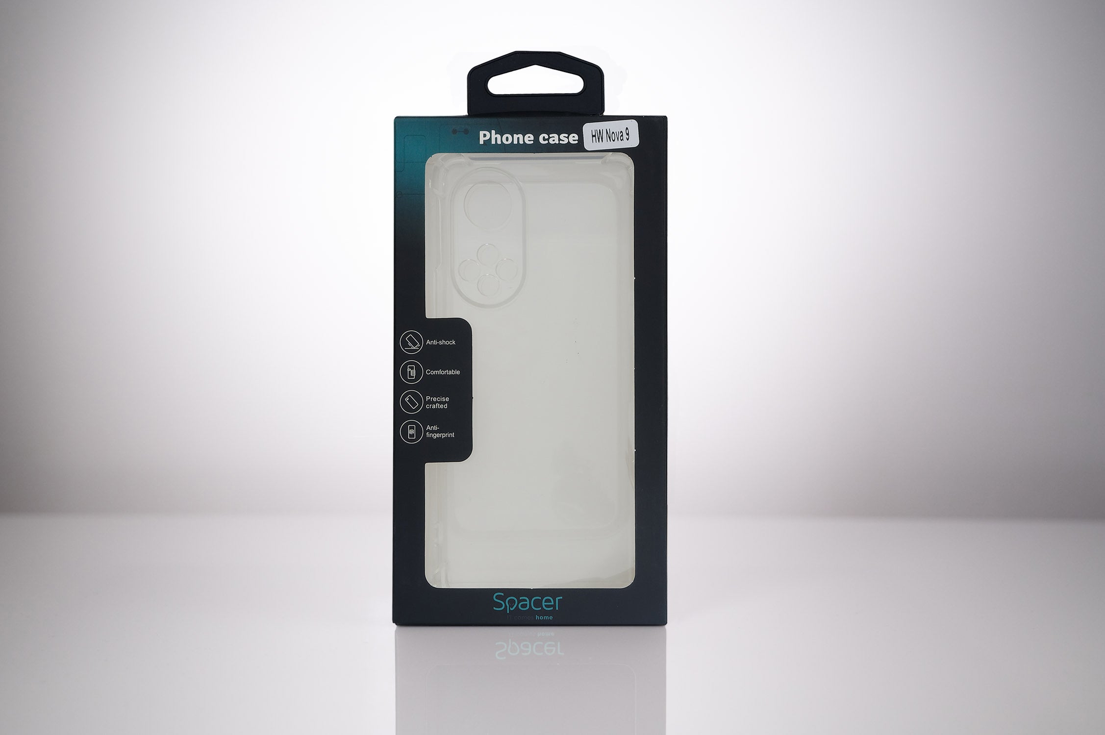 Husa Huawei telefon Nova 9, transparent, tip back cover, protectie suplimentara antisoc la colturi, material flexibil TPU, "SPPC-HU-N9-CLR"