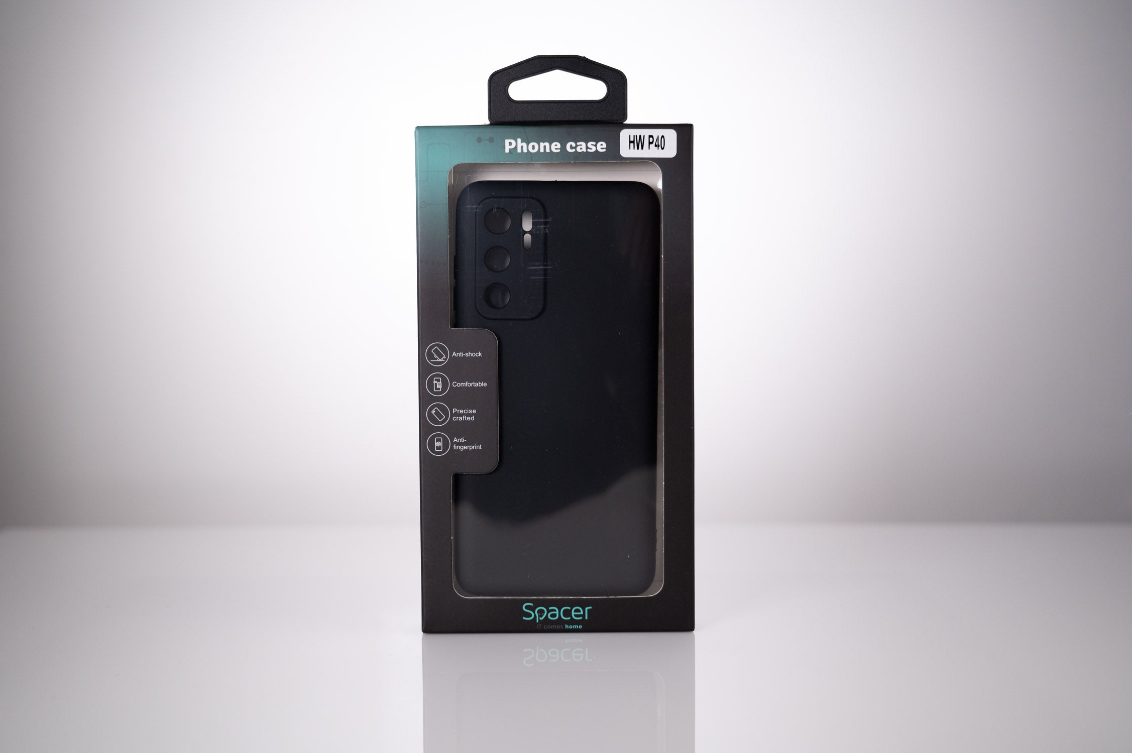 Husa Huawei telefon P 40, negru, tip back cover, material flexibil TPU, "SPPC-HU-P-40-TPU"