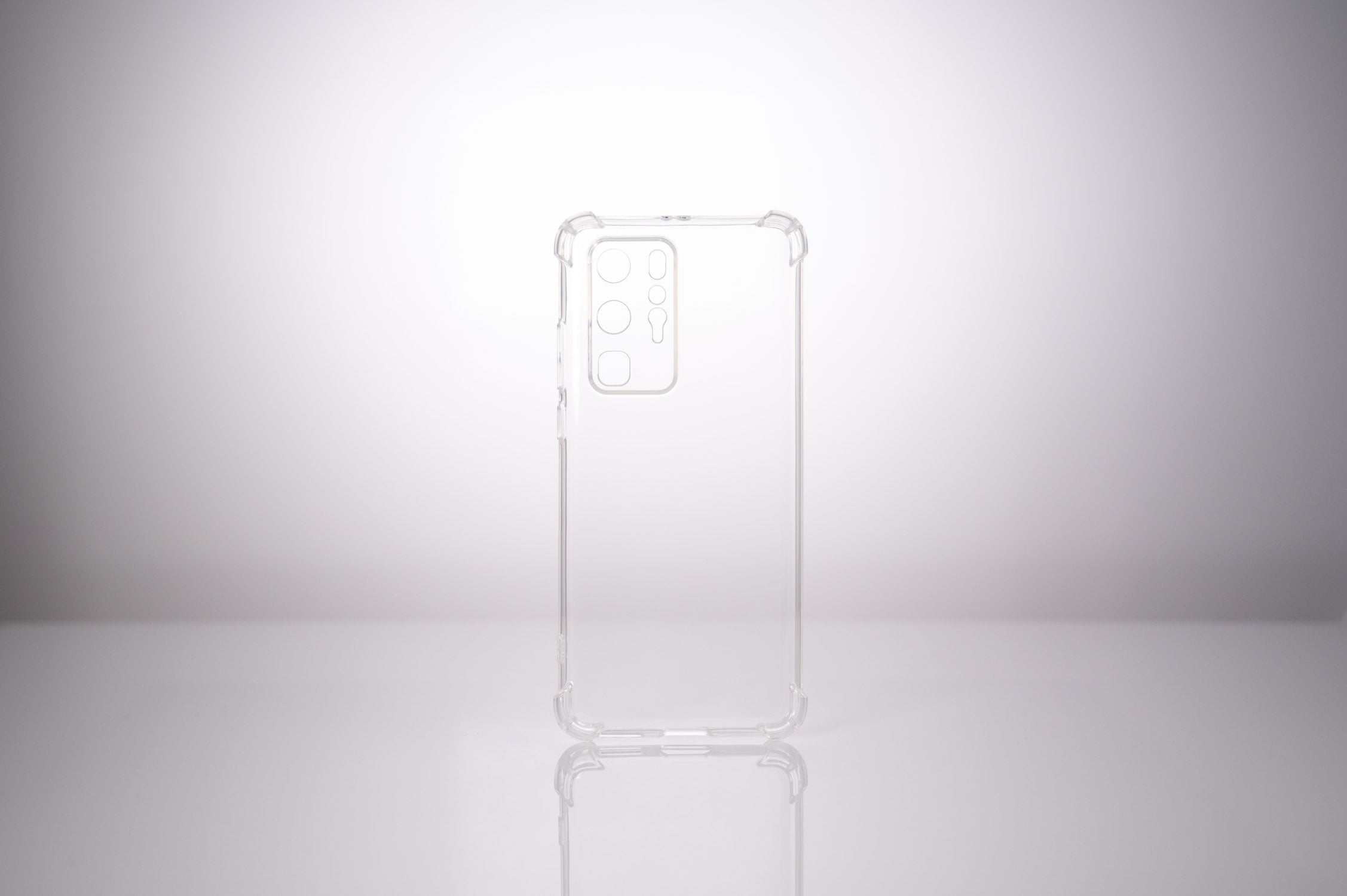 Husa Huawei telefon P 40 Pro, transparent, tip back cover, protectie suplimentara antisoc la colturi, material flexibil TPU, "SPPC-HU-P-40P-CLR"