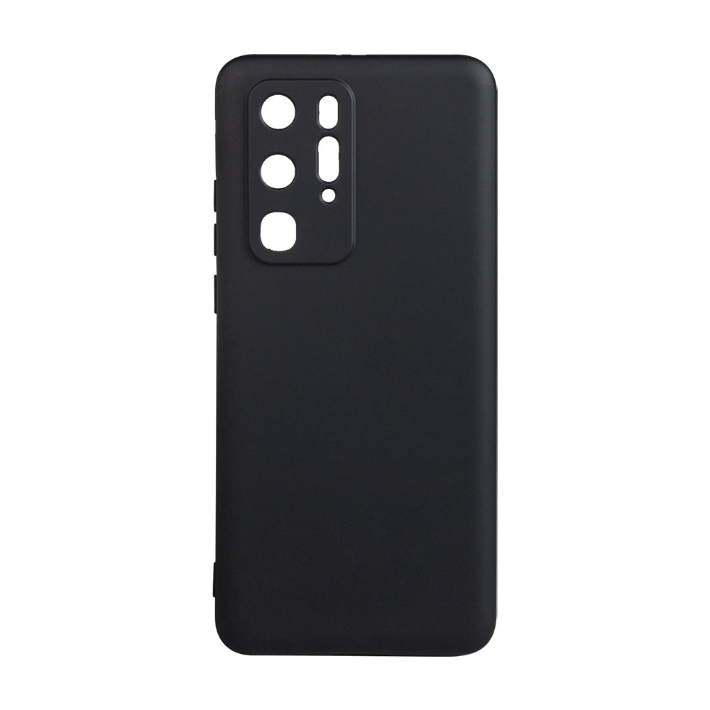 Husa Huawei telefon P 40 Pro, negru, tip back cover, material flexibil silicon + interior cu microfibra, "SPPC-HU-P-40P-SLK"