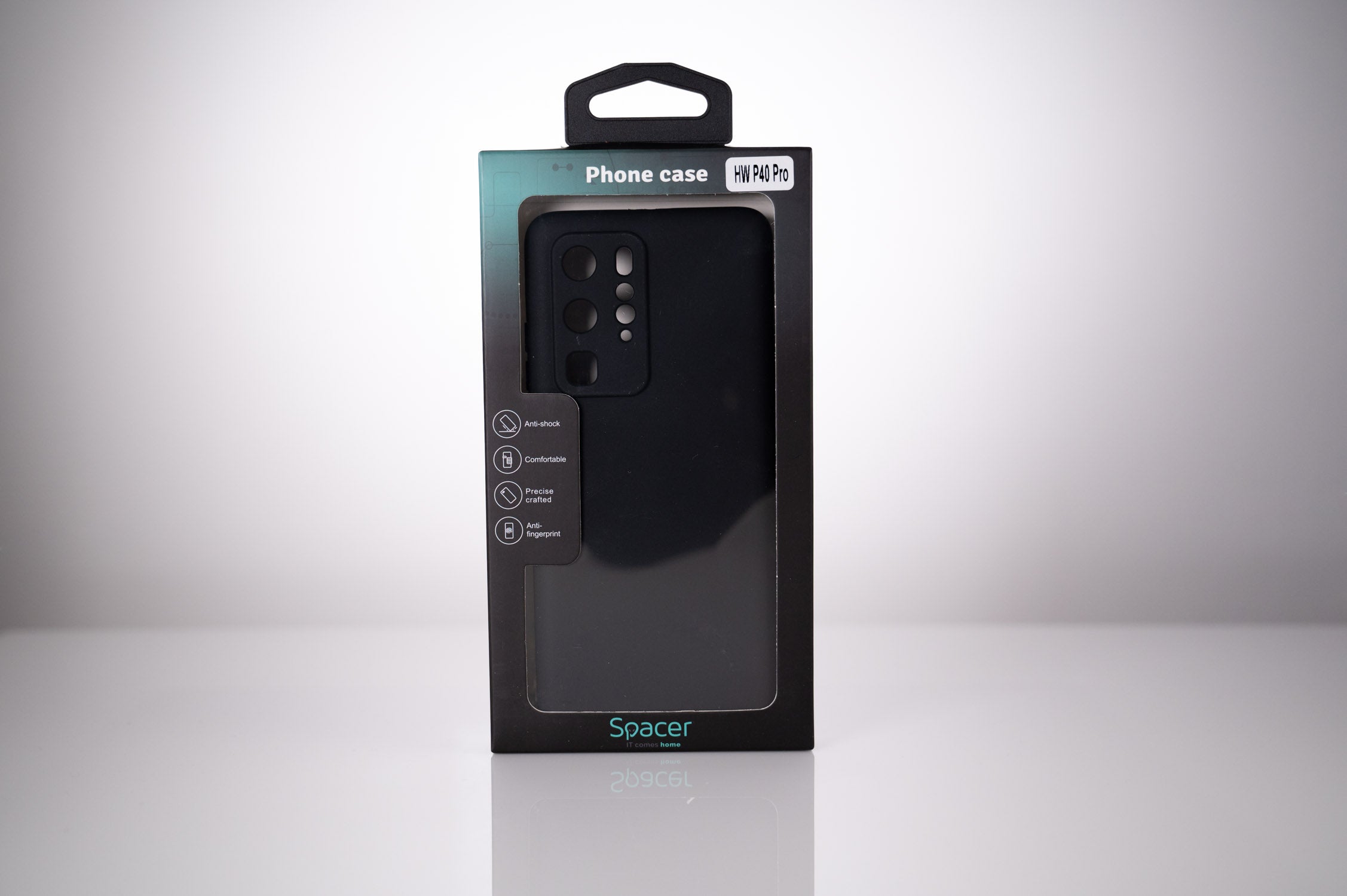 Husa Huawei telefon P 40 Pro, negru, tip back cover, material flexibil TPU, "SPPC-HU-P-40P-TPU"
