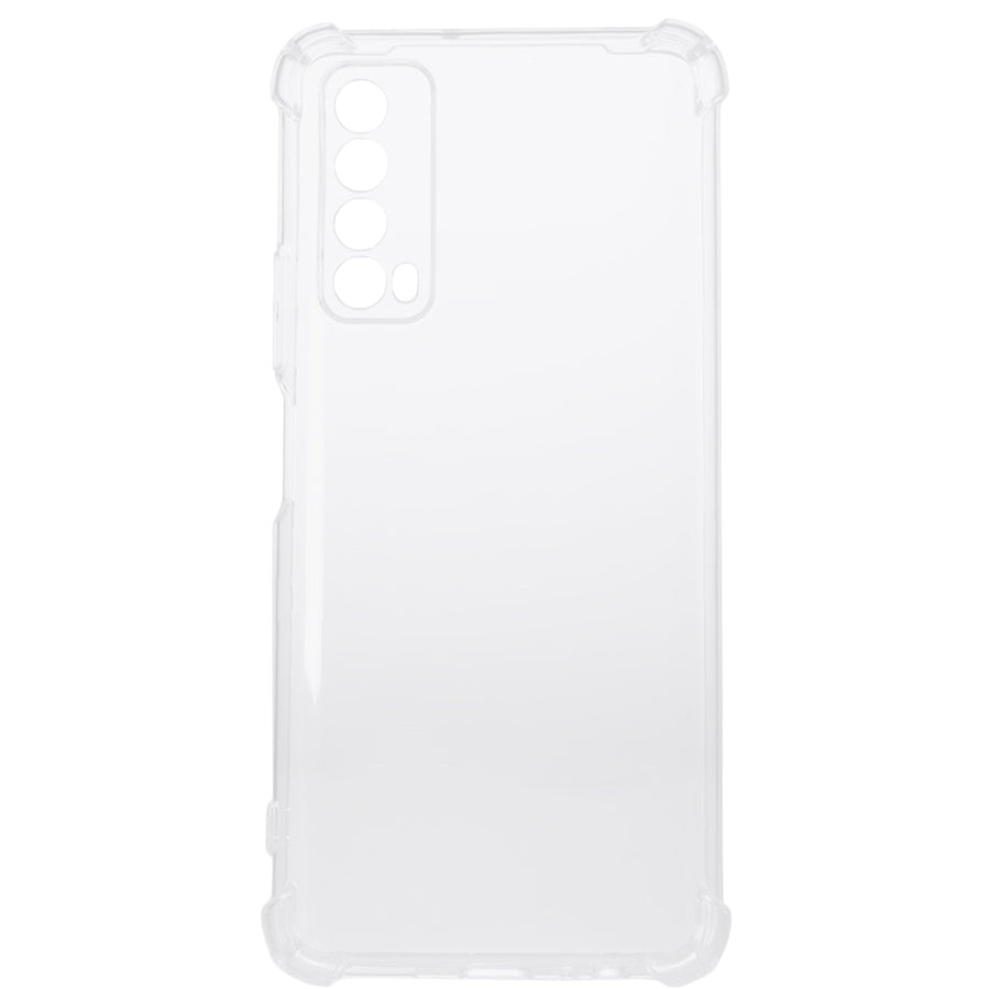 Husa Huawei telefon P Smart, transparent, tip back cover, protectie suplimentara antisoc la colturi, material flexibil TPU, "SPPC-HU-P-S-CLR"