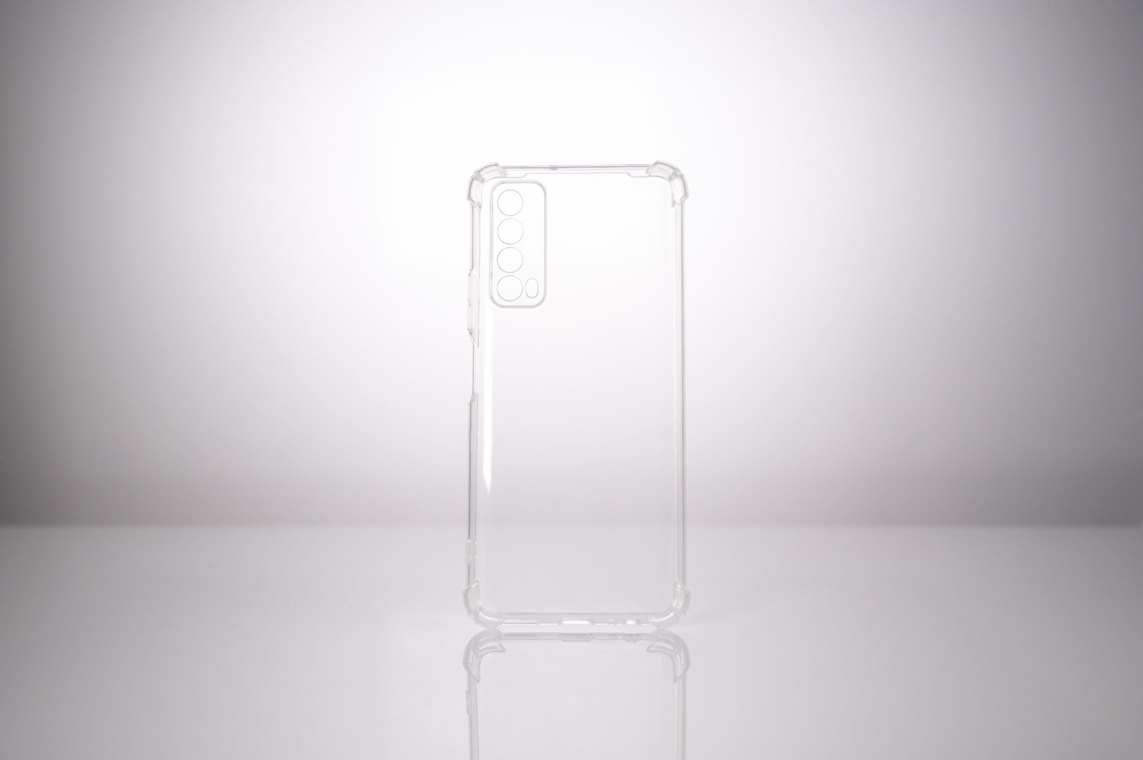 Husa Huawei telefon P Smart, transparent, tip back cover, protectie suplimentara antisoc la colturi, material flexibil TPU, "SPPC-HU-P-S-CLR"