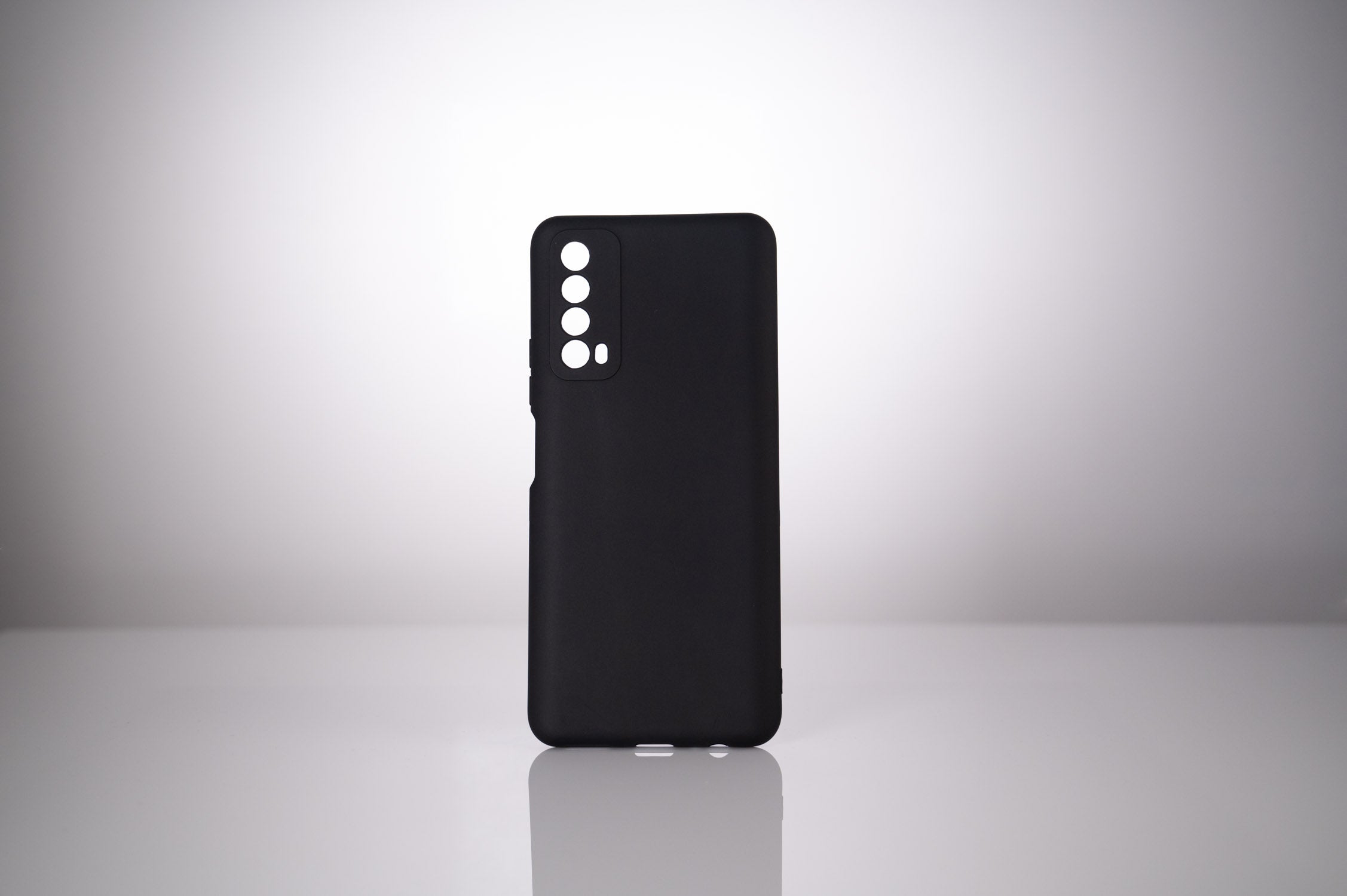 Husa Huawei telefon P Smart, negru, tip back cover, material flexibil silicon + interior cu microfibra, "SPPC-HU-P-S-SLK"