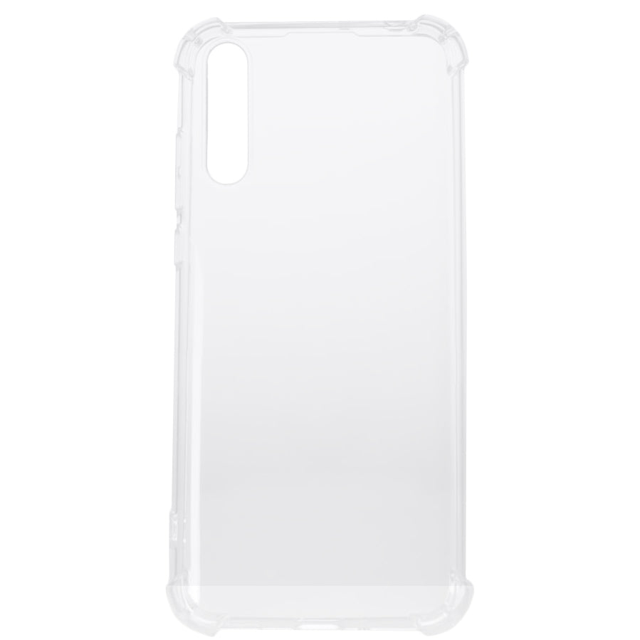 Husa Huawei telefon P Smart S, transparent, tip back cover, protectie suplimentara antisoc la colturi, material flexibil TPU, "SPPC-HU-P-SS-CLR"