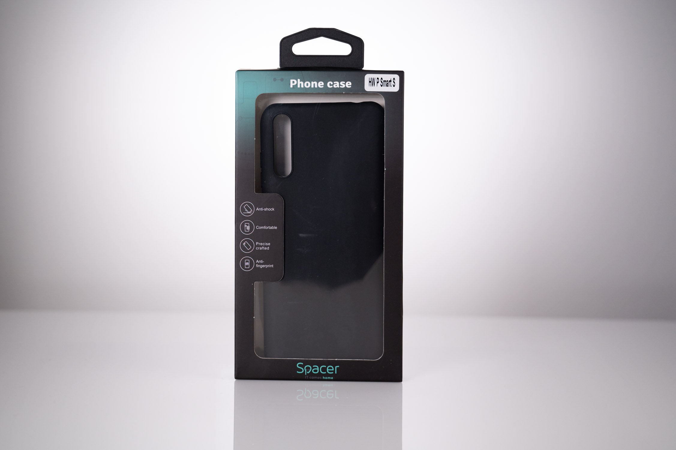 Husa Huawei telefon P Smart S, negru, tip back cover, material flexibil TPU, "SPPC-HU-P-SS-TPU"