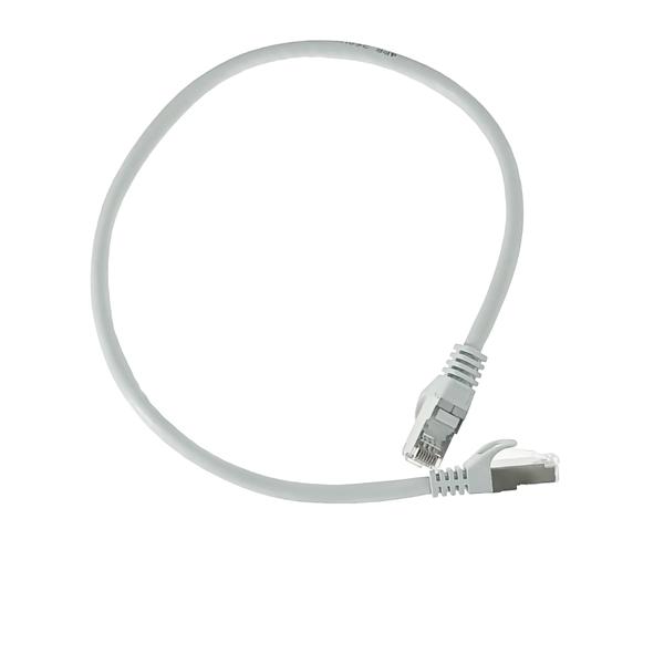 PATCH CORD S/FTP SPACER Cat6, cupru-aluminiu, 0.5 m, alb, AWG26, "SPPC-SFTP-CAT6-0.5M"