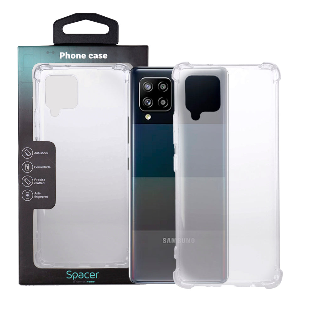 Husa Samsung Galaxy A42 Spacer, transparenta, grosime 1.5mm, protectie suplimentara antisoc la colturi, material flexibil TPU "SPPC-SM-GX-A42-CLR"