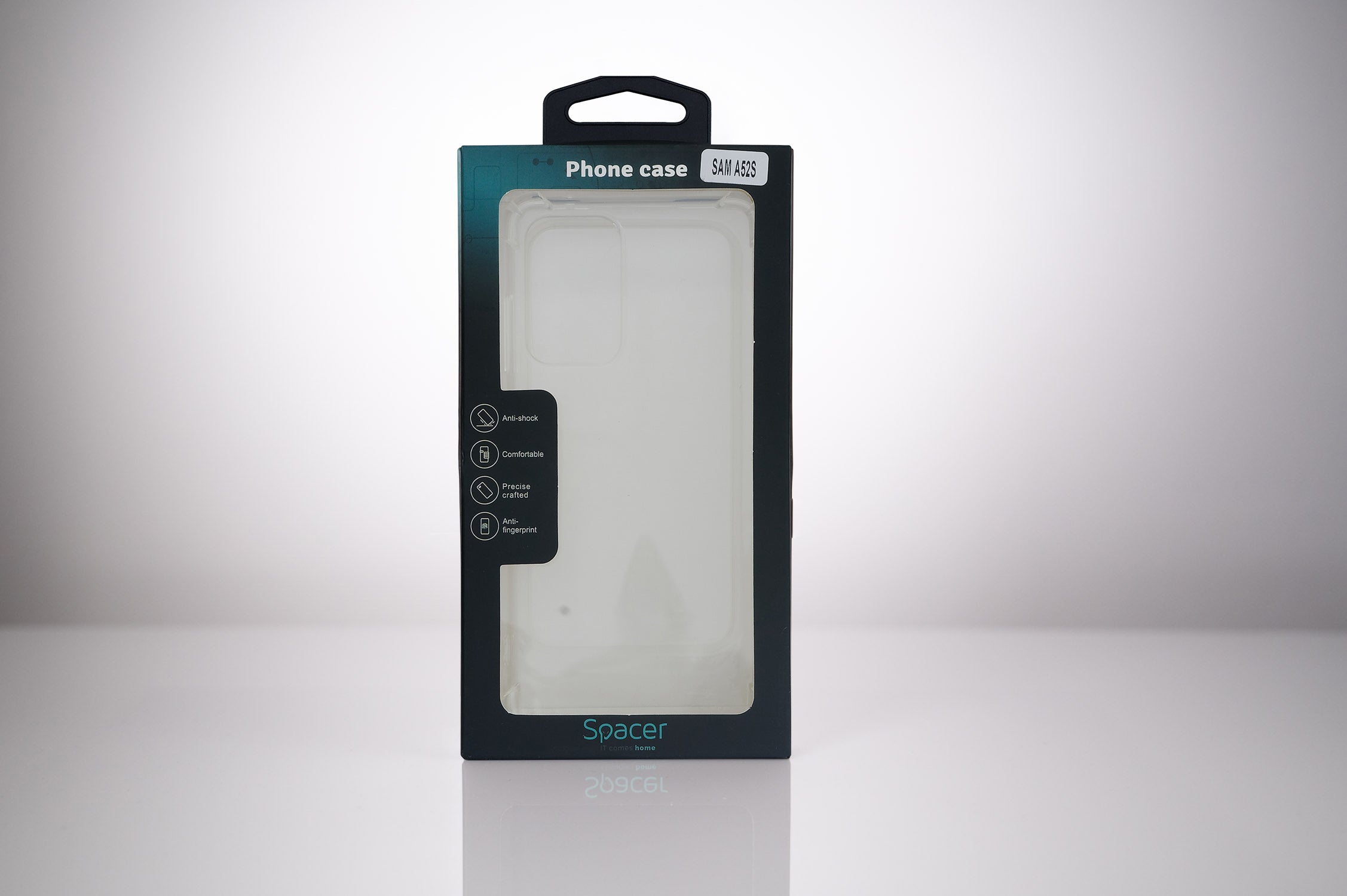 Husa Samsung Galaxy A52S Spacer, transparenta, grosime 1.5mm, protectie suplimentara antisoc la colturi, material flexibil TPU "SPPC-SM-GX-A52S-CLR"