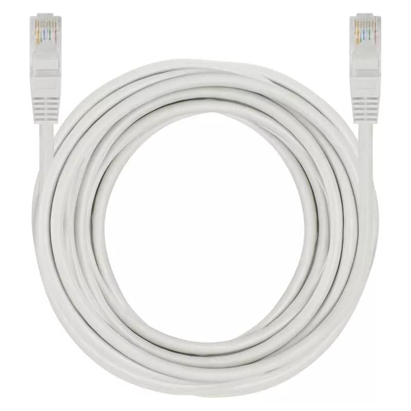 PATCH CORD UTP SPACER Cat6, cupru-aluminiu, 5 m, alb, AWG26, "SPPC-UTP-CAT6-5M"