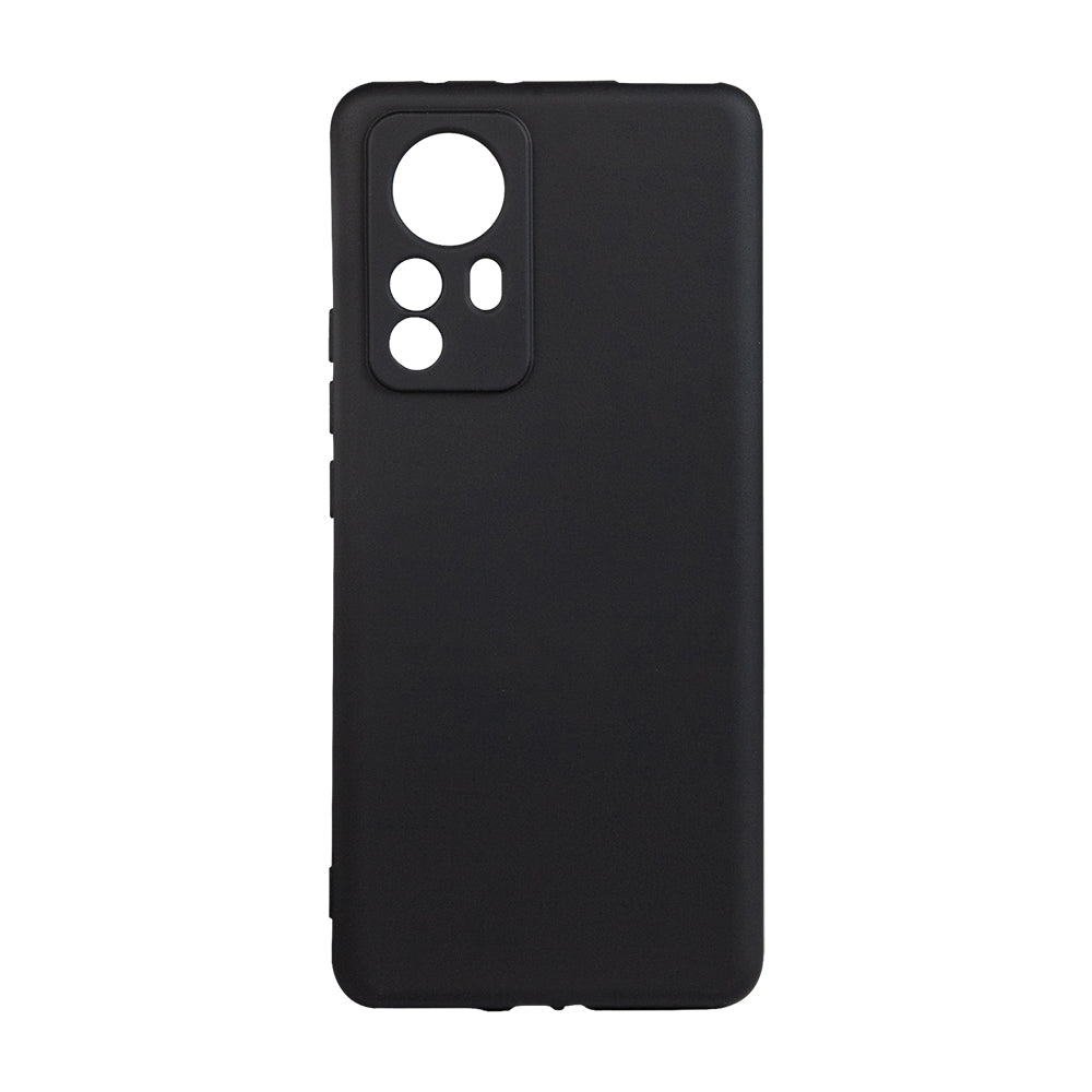 Husa Xiaomi 12 Pro Spacer, negru, grosime 2mm, material flexibil silicon + interior cu microfibra "SPPC-XI-12P-SLK"