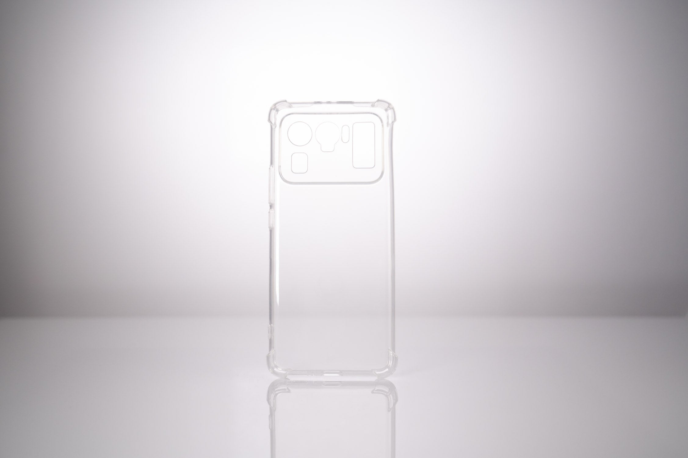 Husa Xiaomi Mi 11 Ultra 5G Spacer, transparenta, grosime 1.5mm, protectie suplimentara antisoc la colturi, material flexibil TPU "SPPC-XI-MI-11U5G-CLR"
