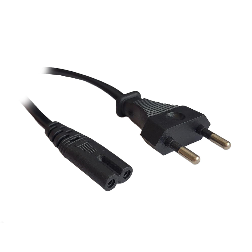 CABLU alimentare Spacer casetofon, 1.8m, intrare Euro plug, iesire C7, 10A, negru, "SPPW-EUPG-C7-10A-1.8"