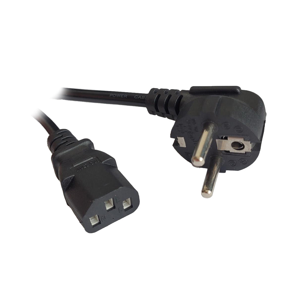 CABLU alimentare Spacer 1.8m, intrare Shucko, iesire C13, 6A, negru, "SPPW-SCHK-C13-6A-1.8"