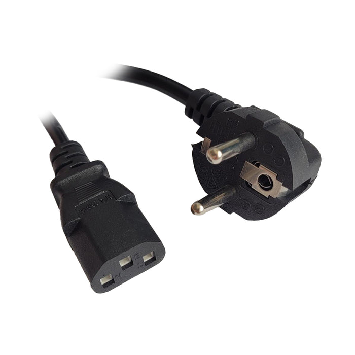 Cablu alimentare SPACER 3m, intrare Shucko, iesire C13, 10A, negru, "SPPW-SCHK-C13-10A-3.0" – Cabluri alimentare