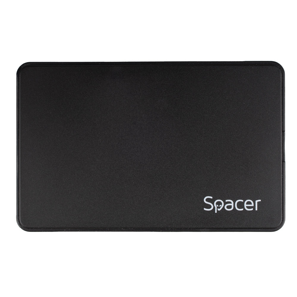 RACK extern SPACER, pt HDD/SSD, 2.5 inch, S-ATA, interfata PC USB 3.0, Husa piele sintetitca, plastic, negru, "SPR-25612" 45506249