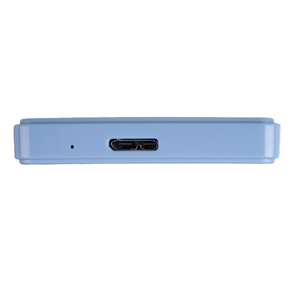RACK extern SPACER, pt HDD/SSD, 2.5 inch, S-ATA, interfata PC USB 3.0, Husa piele sintetitca, plastic, Bleu, "SPR-25612BL"