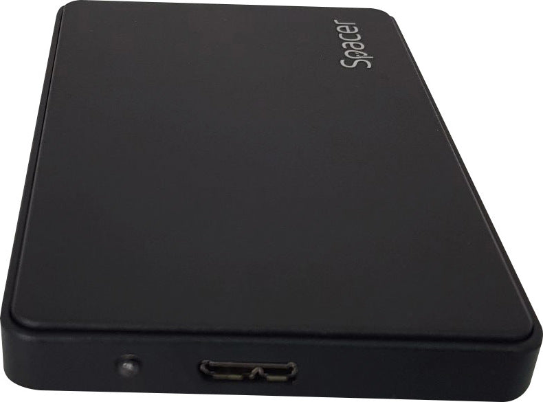 RACK extern SPACER, pt HDD/SSD, 2.5 inch, S-ATA, interfata PC USB 3.0, Husa piele sintetitca, plastic, negru, "SPR-25612" 45506249