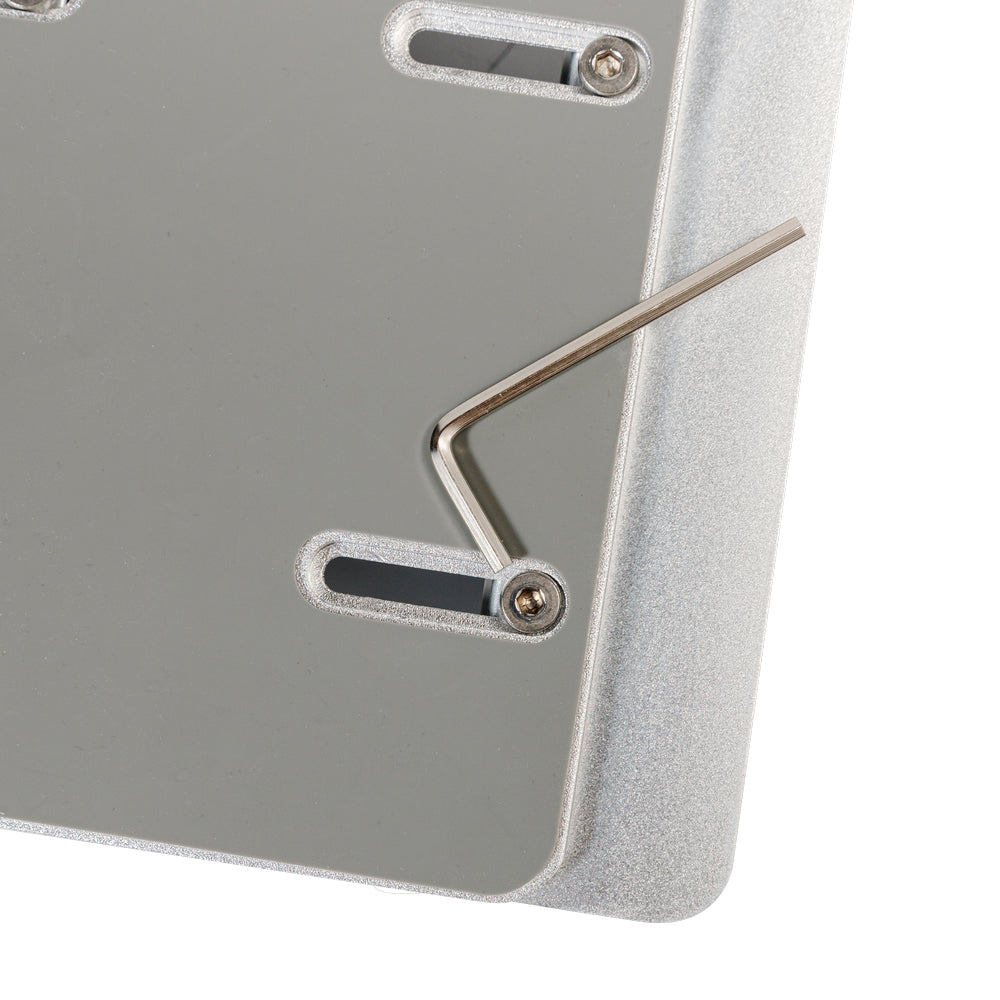 STAND SPACER vertical, notebook 14/17", dublu, protectie impotriva zgarieturilor, latime ajustabila, argintiu, aluminiu sablat, "SPS-Vertical"