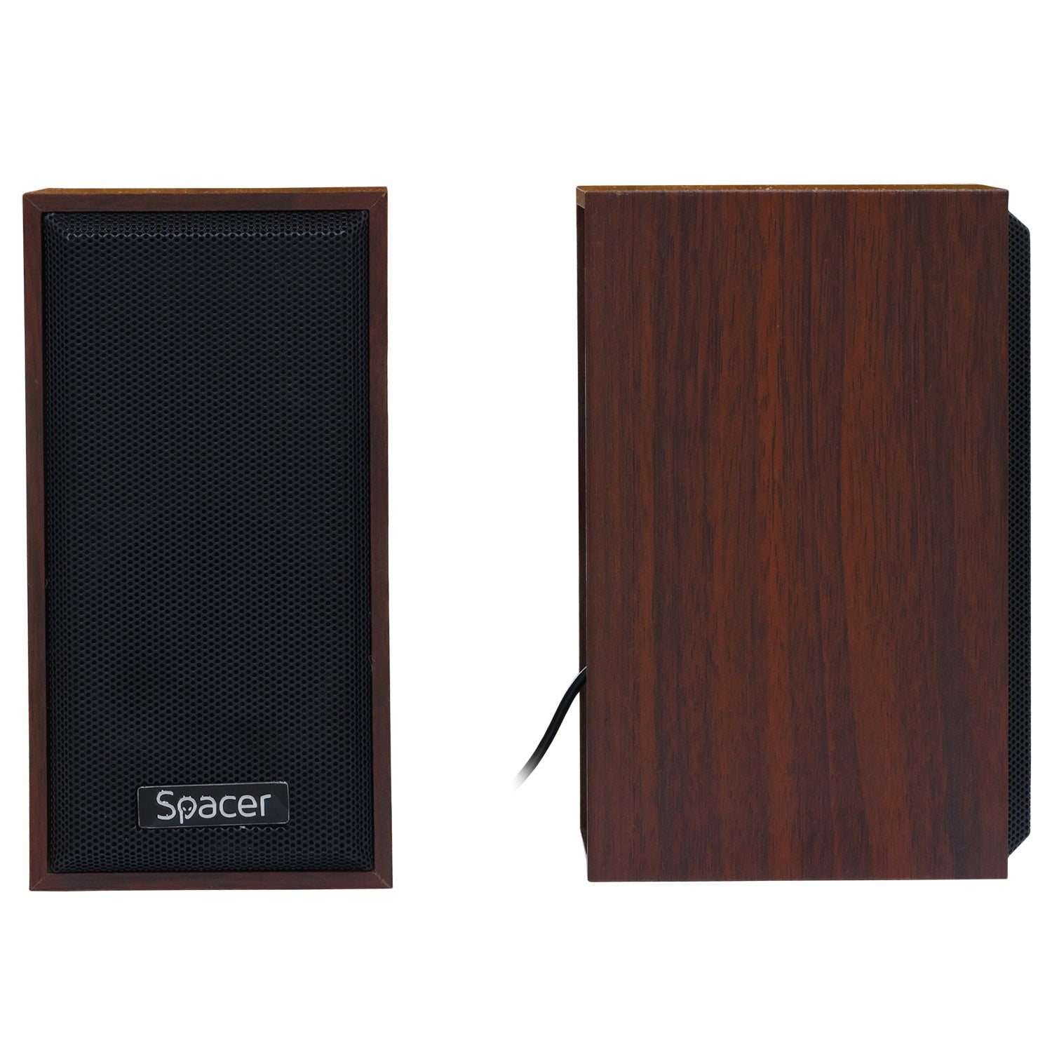 BOXE SPACER 2.0, RMS: 6W (2 x 3W), control volum, USB power, wooden, "SPSK-201-WD"
