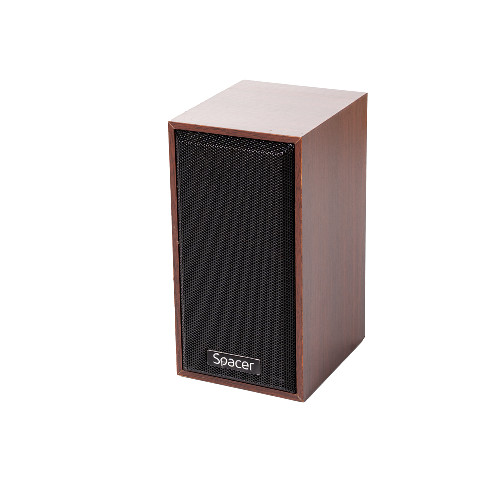 BOXE SPACER 2.0, RMS: 6W (2 x 3W), control volum, USB power, wooden, "SPSK-201-WD"