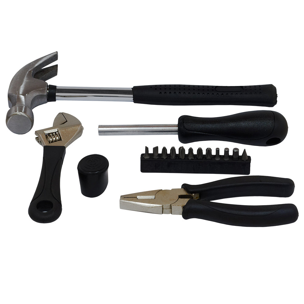 TRUSA scule SPACER contine 1 x ciocan, 1 x patent, 1 x surubelnita, 12 x capete surubelnita, 1 x cheie reglabila, 1 x protectie cauciuc ciocan, 1 x cutie transport si depozitare " SPT-HANDY-17"