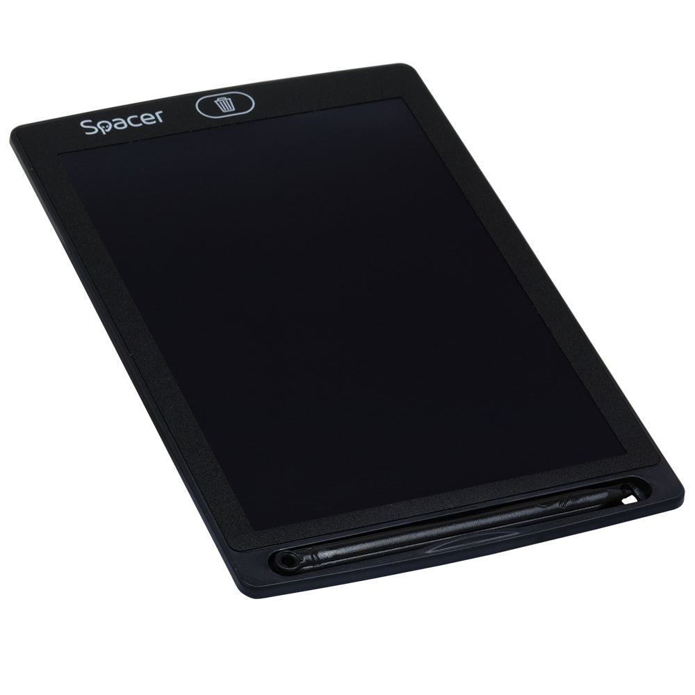 TABLETA LED SPACER pentru scris si desenat, interactiva, e-learning, 8.5 display, black, baterie CR1220 "SPTB-LED"