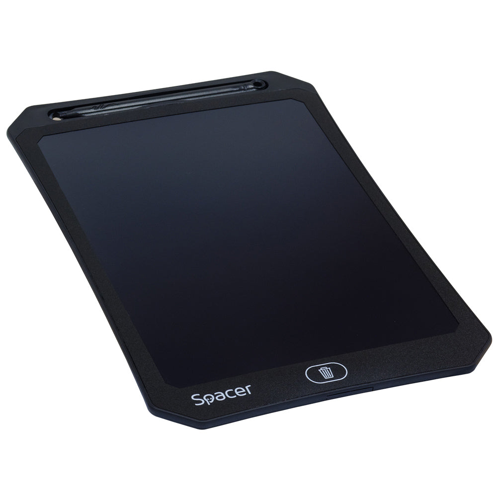 TABLETA LED SPACER pentru scris si desenat, interactiva, e-learning, 10 display, black, baterie CR2025 "SPTB-LED-10"