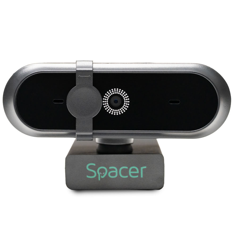 CAMERA WEB SPACER FULL-HD 1080P cu autofocus si rezolutie video 1920 x 1080, black "SPWB-CAMFHD-03"