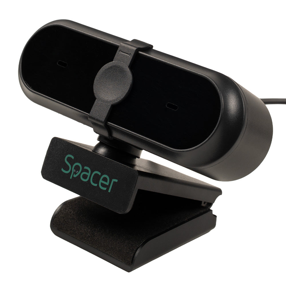 CAMERA WEB SPACER FULL-HD 1080P cu autofocus si rezolutie video 1920 x 1080, black "SPWB-CAMFHD-03"