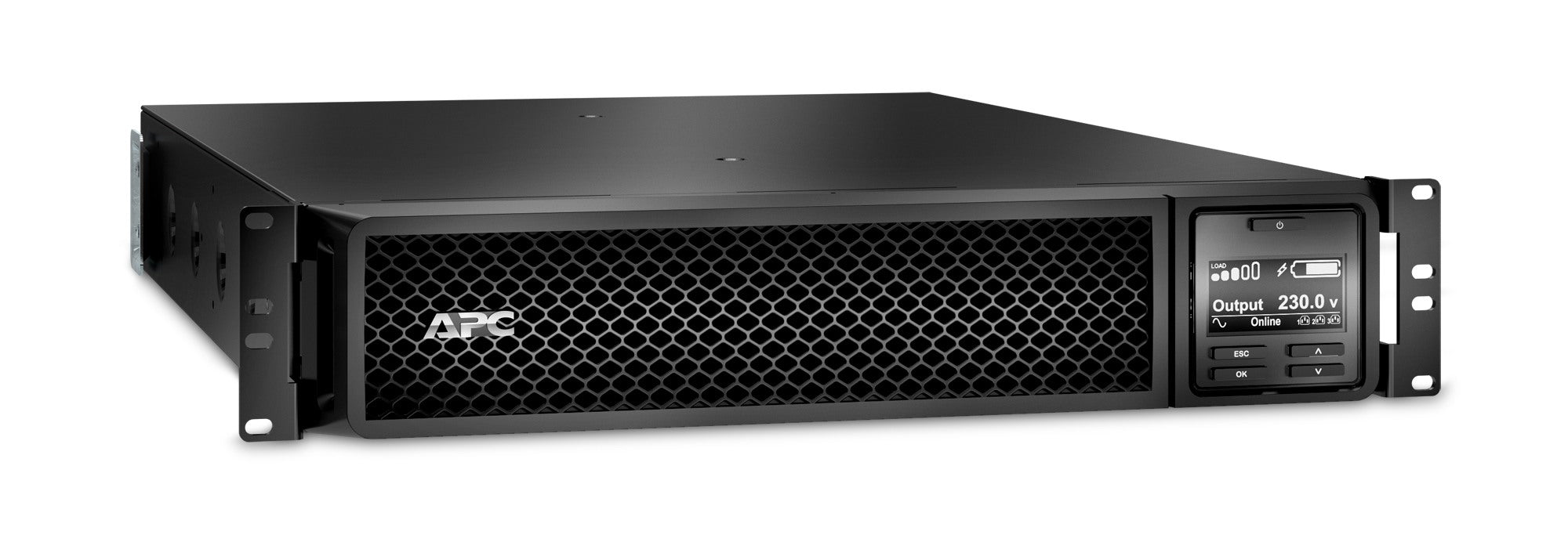 UPS APC, "Smart-UPS SRT", Online cu sinusoida pura, rack, 3000VA / 2700W, AVR, IEC x 10, 1 x baterie APCRBC152, display LCD, back-up 11 - 20 min., "SRT3000RMXLI"