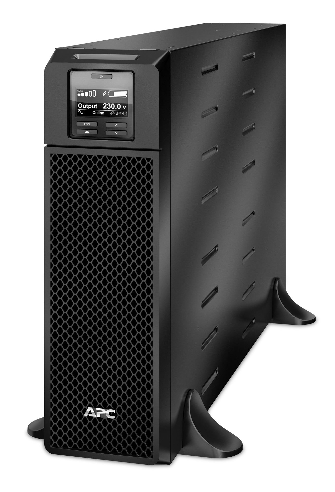 UPS APC,"Smart-UPS SRT",Online cu sinusoida pura,tower,5000VA / 4500W,AVR,IECx10,1xAPCRBC140,LCD,1-10 min.,"SRT5KXLI",prelungire garantie (WBEXTWAR1YR--05/WBEXTWAR3YR--05)