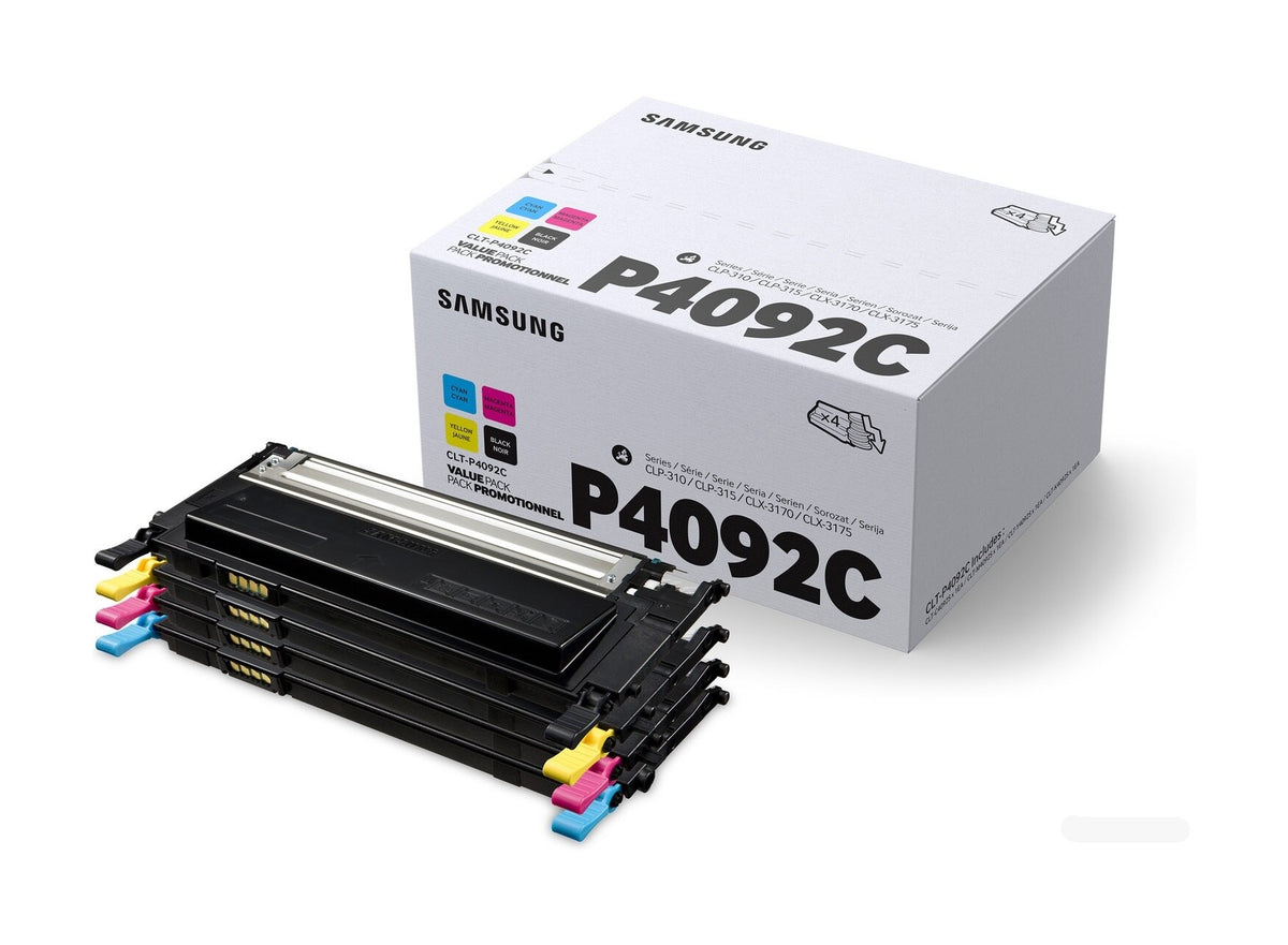 Combo-Pack Original Samsung CMYK, P4092C, pentru CLP-310|CLP-310N|CLP-315|CLP-315W|CLX-3170FN|CLX-3175|CLX-3175FN|CLX-3175FW|CLX-3175N, 4x1.5K, 