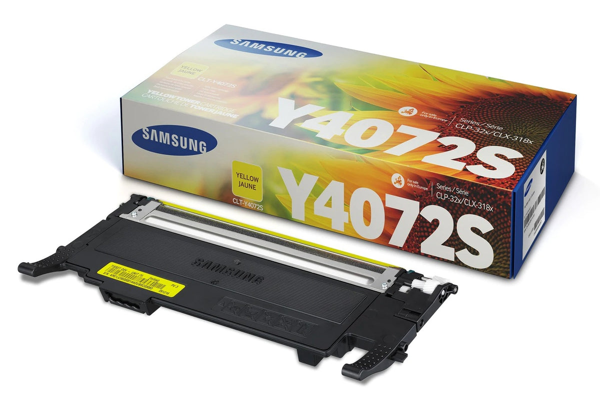 Toner Original Samsung Yellow, Y4072S, pentru CLP-320|CLP-325|CLX-3185, 1K, 
