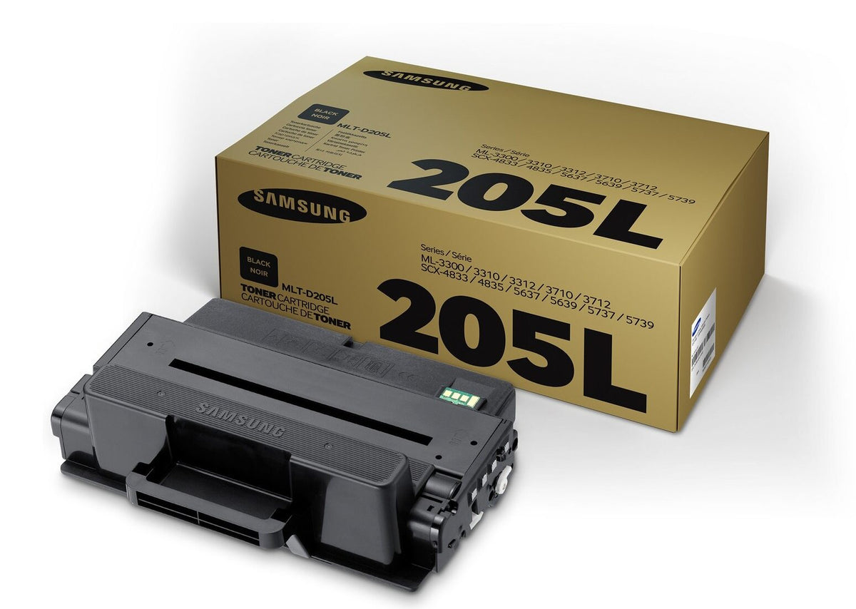 Toner Original Samsung Black, D205L, pentru ML-3310|3710|SCX-4833|4835|5637|5737|5639, 5K, 