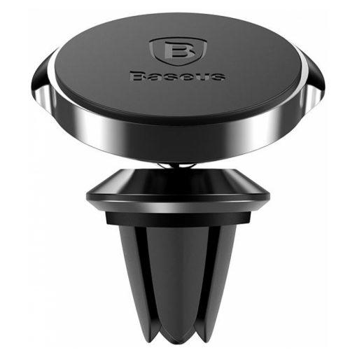 SUPORT AUTO Baseus Small Ears pt. SmartPhone, fixare grila ventilatie, unghi reglabil, negru "SUER-A01" - 6953156253025
