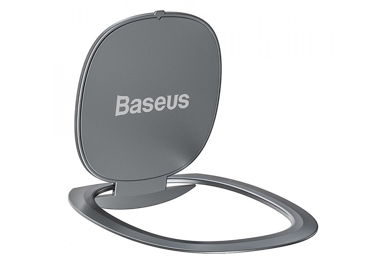 SUPORT Telefon Baseus Invisible, inel metalic pentru o prindere sigura si suport orizontal telefon, pliere 180 grade, grosime 2.1mm, aluminiu "SUYB-0S" - 6953156222991