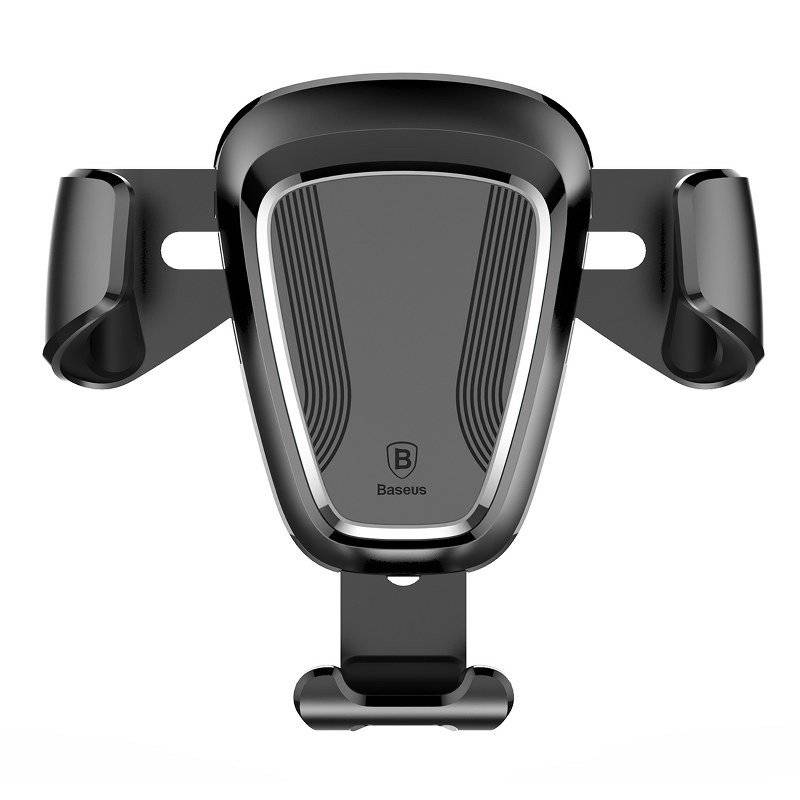 SUPORT AUTO Baseus Gravity pt. SmartPhone, fixare grila ventilatie, negru "SUYL-01" - 6953156257344