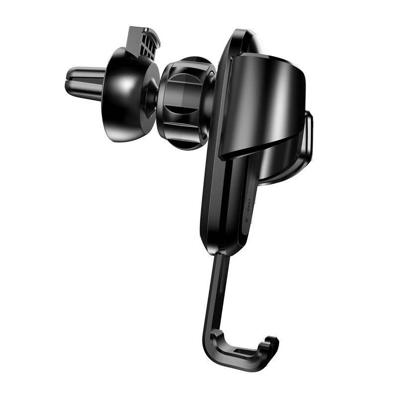 SUPORT AUTO Baseus Gravity pt. SmartPhone, fixare grila ventilatie, negru "SUYL-01" - 6953156257344