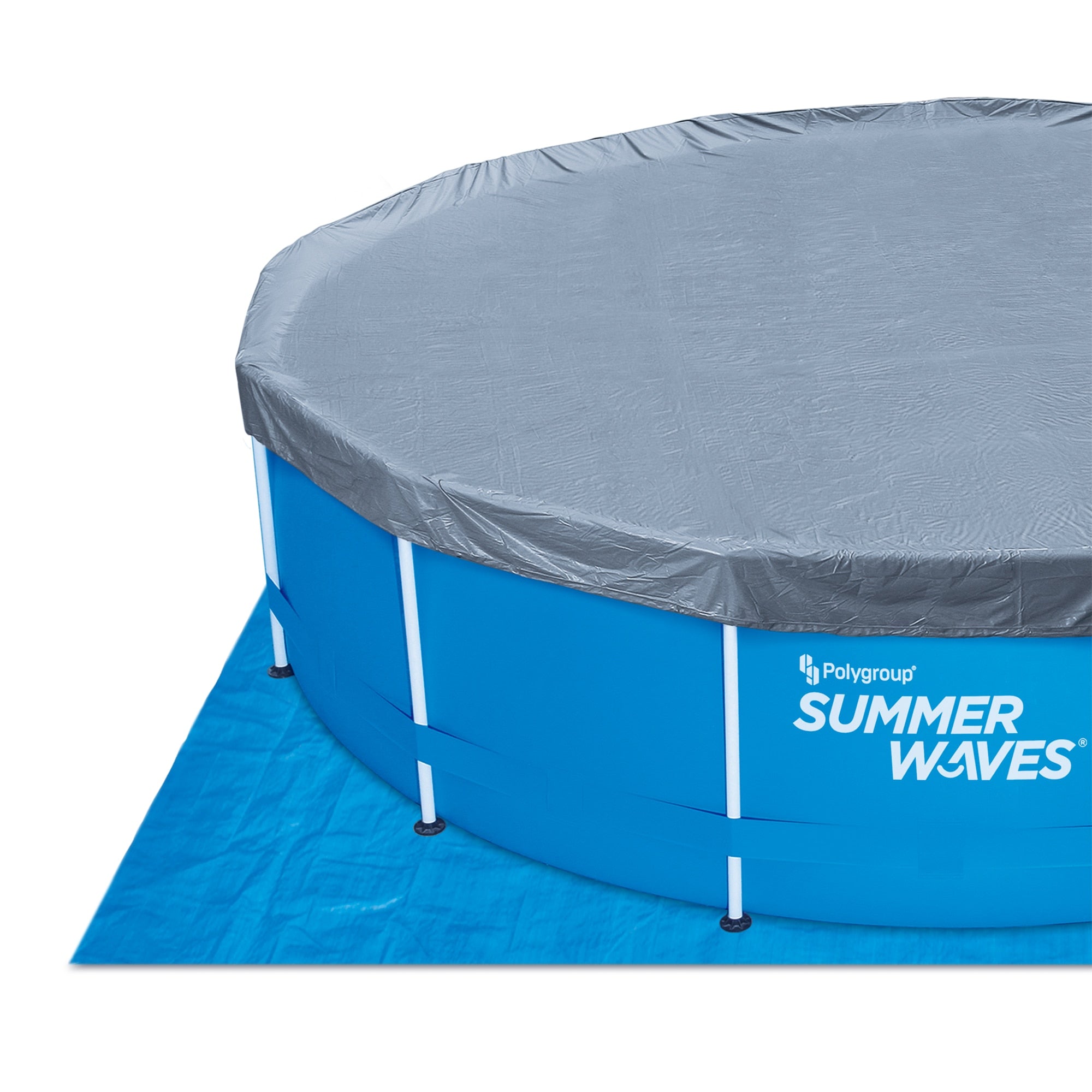 Piscina cadru metalic Summer Waves, 457×91 cm, 13.000 litri, cu toate accesoriile