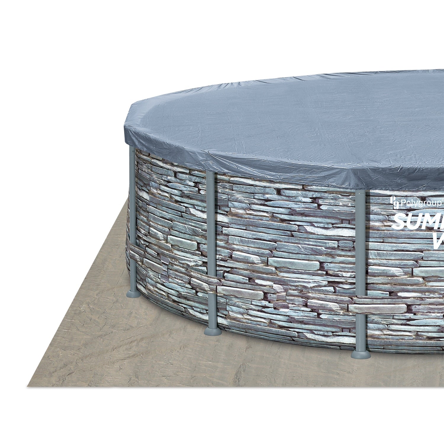 Piscina cadru metalic Summer Waves, 488×122 cm, 20.000 litri, cu toate accesoriile