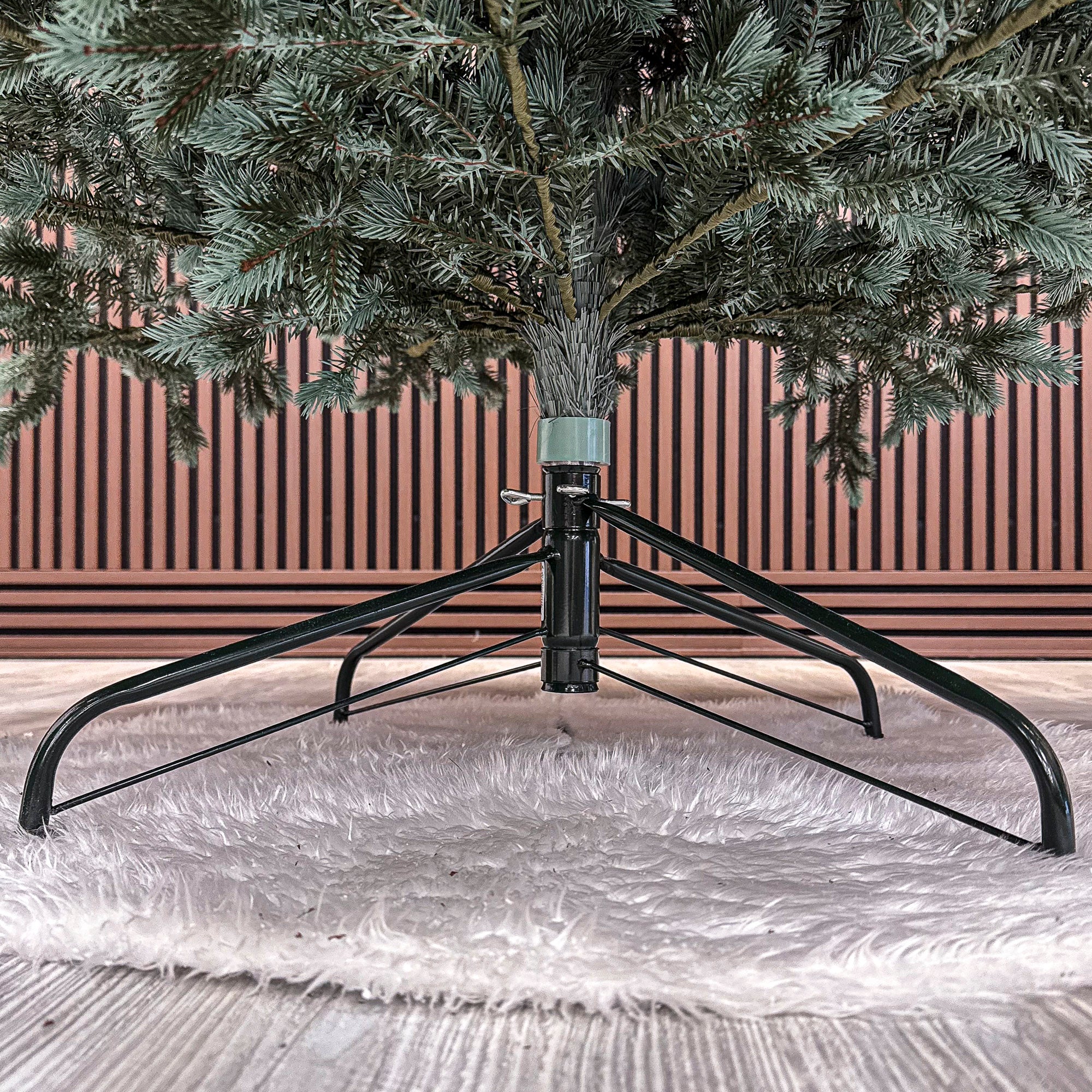 Brad artificial Christmas Deluxe by Sersimo, Alaska Select verde argintiu, integral 3D, 230 cm