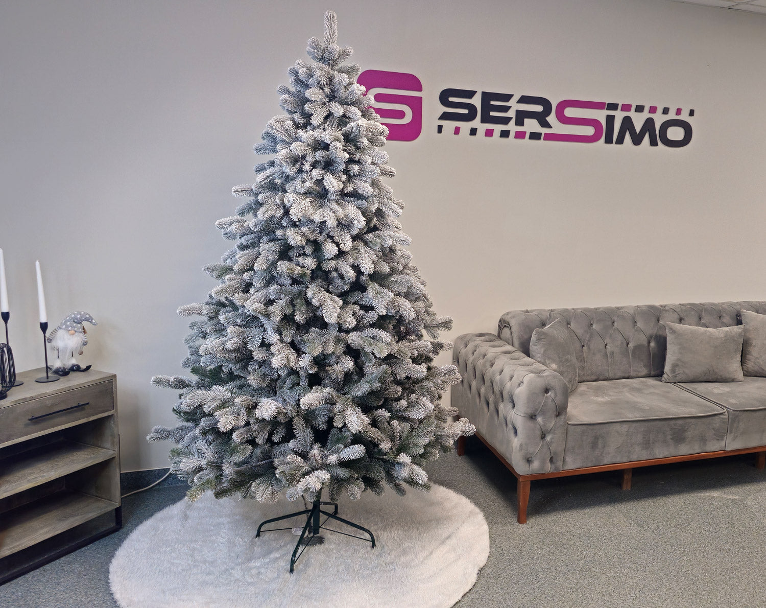 Brad artificial Christmas Deluxe by Sersimo, Kovalivka Select nins, integral 3D, 210cm