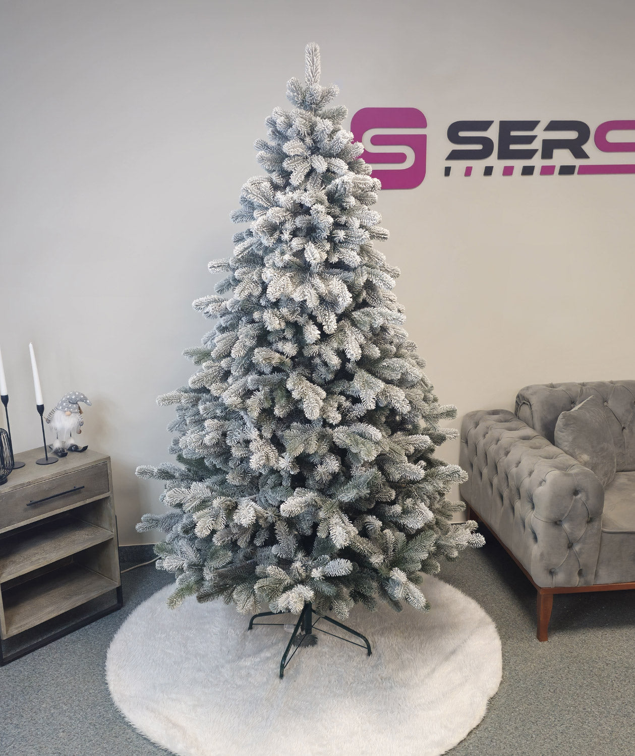 Brad artificial Christmas Deluxe by Sersimo, Kovalivka Select nins, integral 3D, 180cm