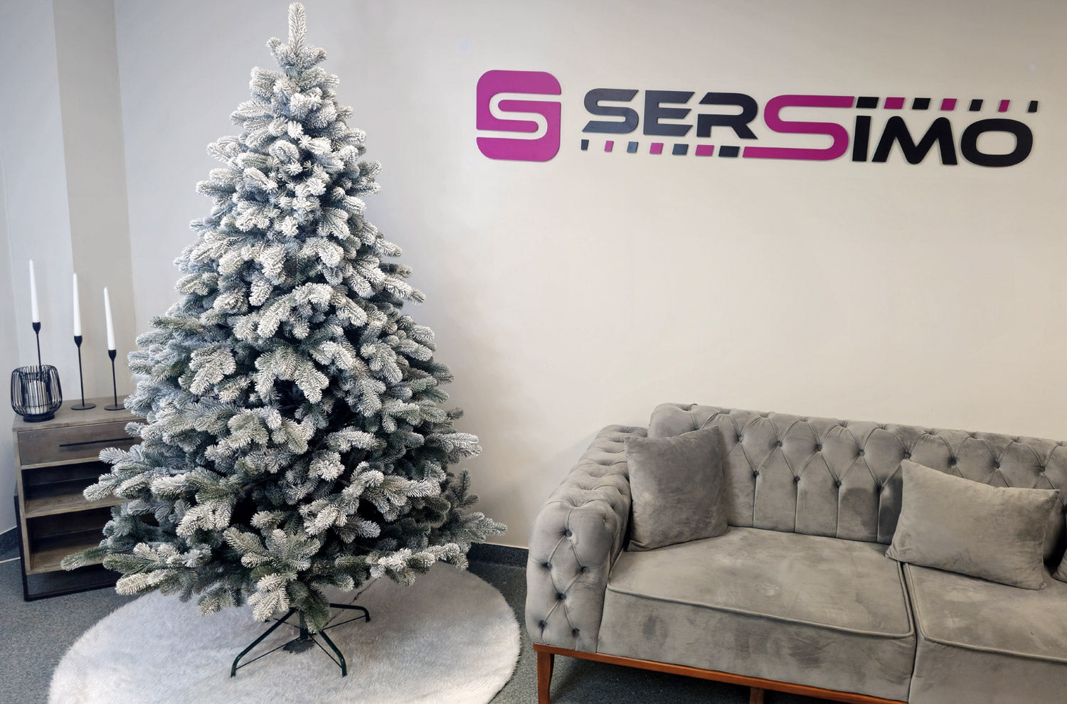 Brad artificial Christmas Deluxe by Sersimo, Kovalivka Select nins, integral 3D, 230cm