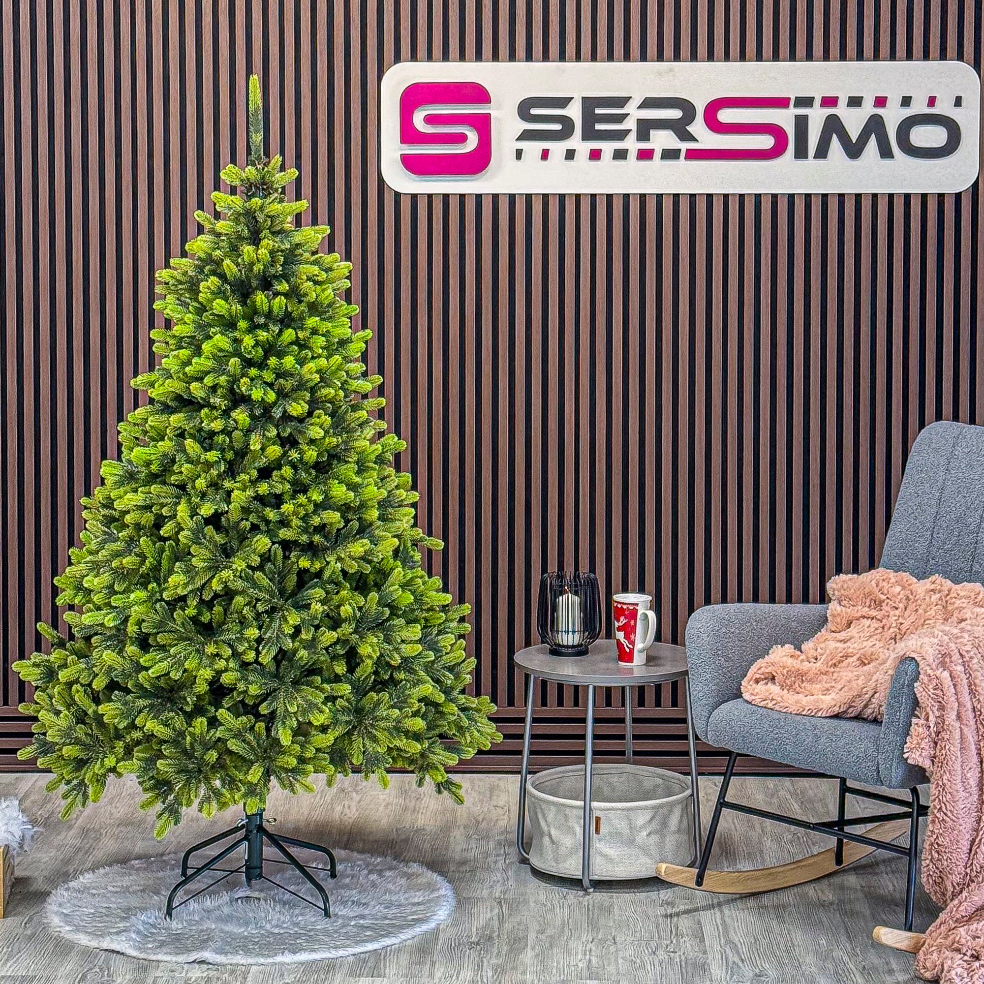 Brad artificial Christmas Deluxe by Sersimo, Polar Spring Select, integral 3D, 180 cm