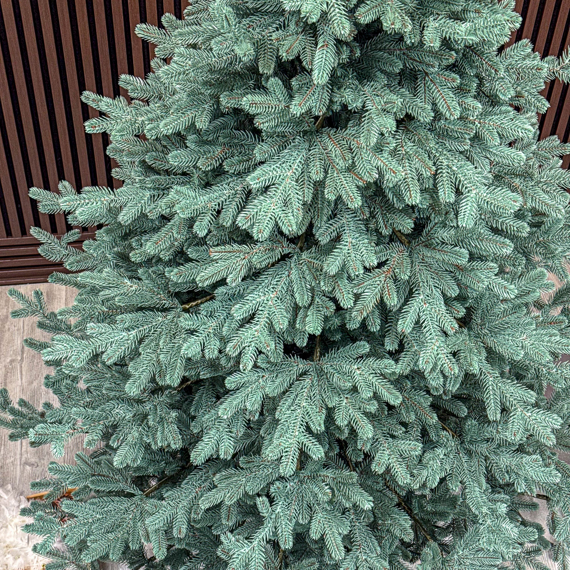 Brad artificial Christmas Deluxe by Sersimo, Viena Select argintiu, integral 3D, 230cm