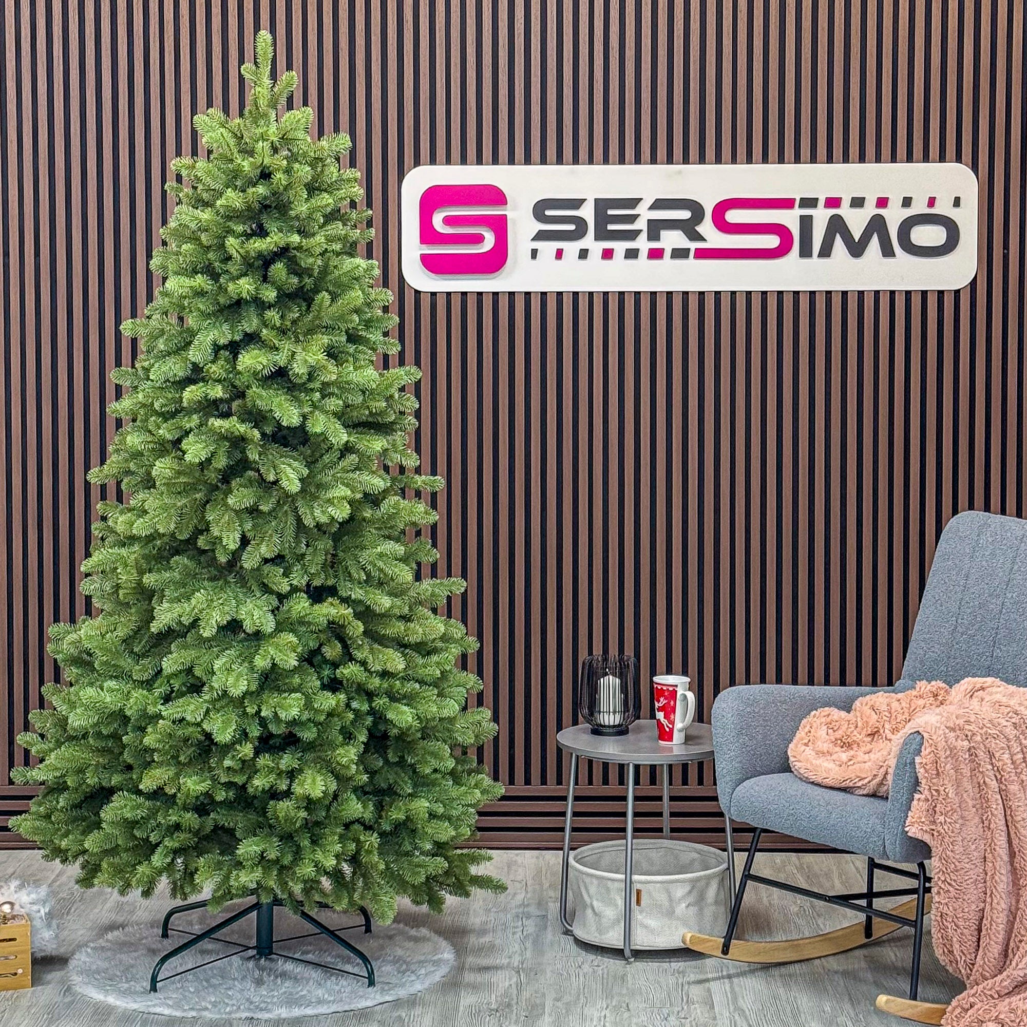 Brad artificial Sersimo, Silvee Elite, verde, integral 3D, 220 cm