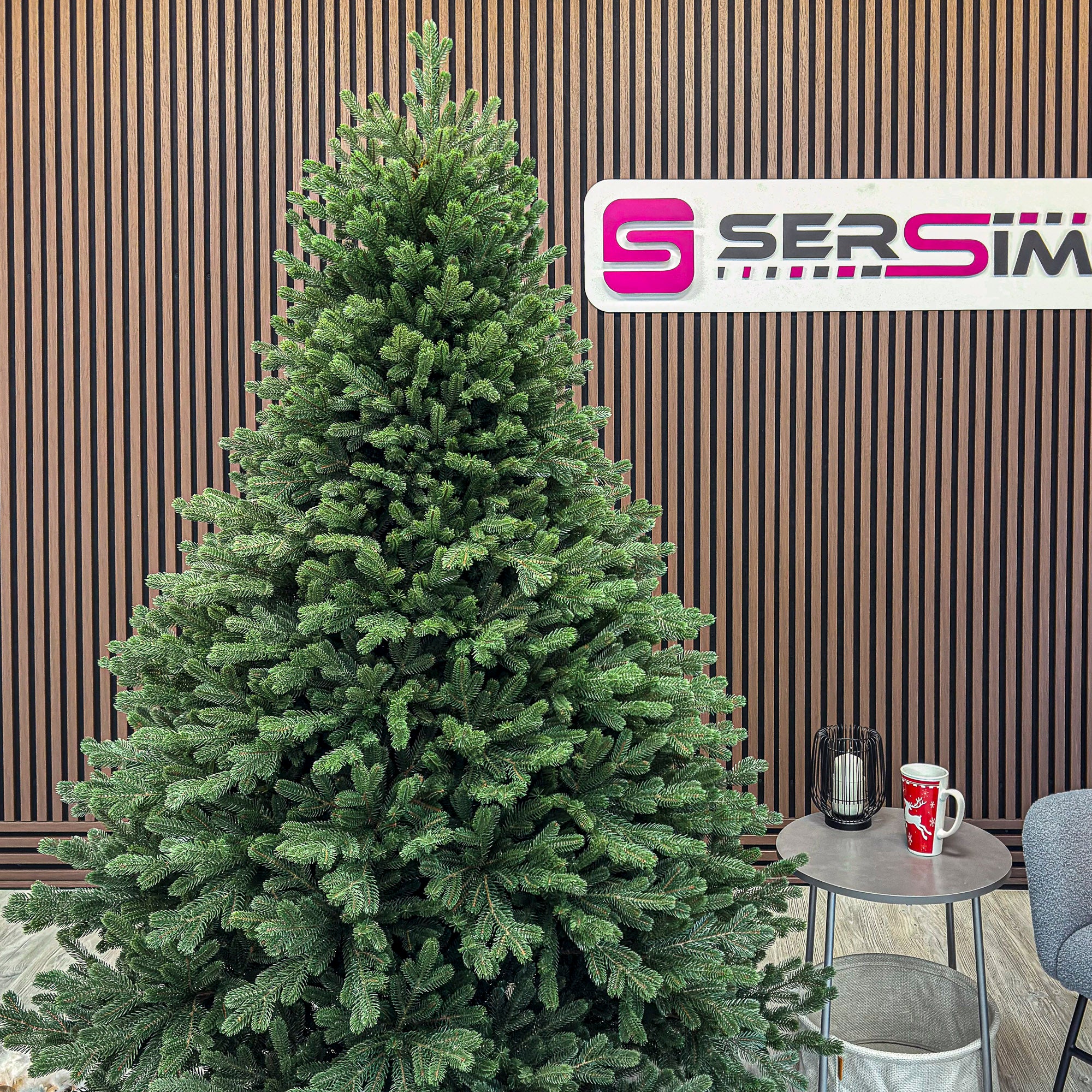 Brad artificial Sersimo, Sionne Elite, verde, integral 3D, 200 cm