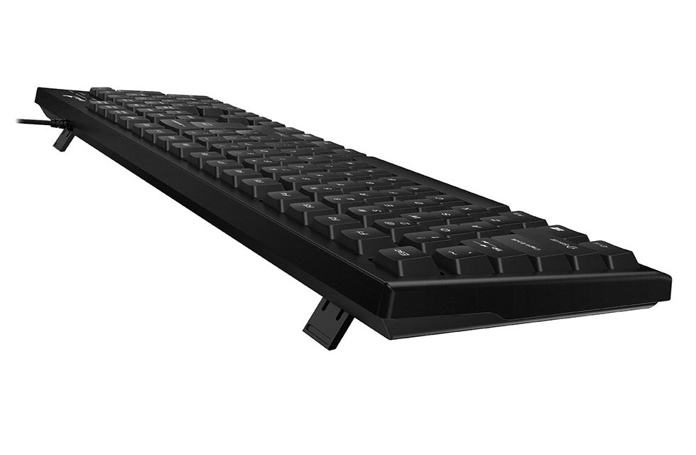 TASTATURA GENIUS USB, 104 taste, black, "Smart KB-100 RO", aranjament romana (diacritice), "31300005418"